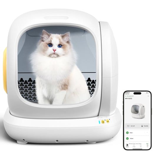 Self-Cleaning Cat Litter Box, APP Control