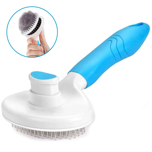Self-Cleaning Pet Grooming Brush – For Dogs & Cats